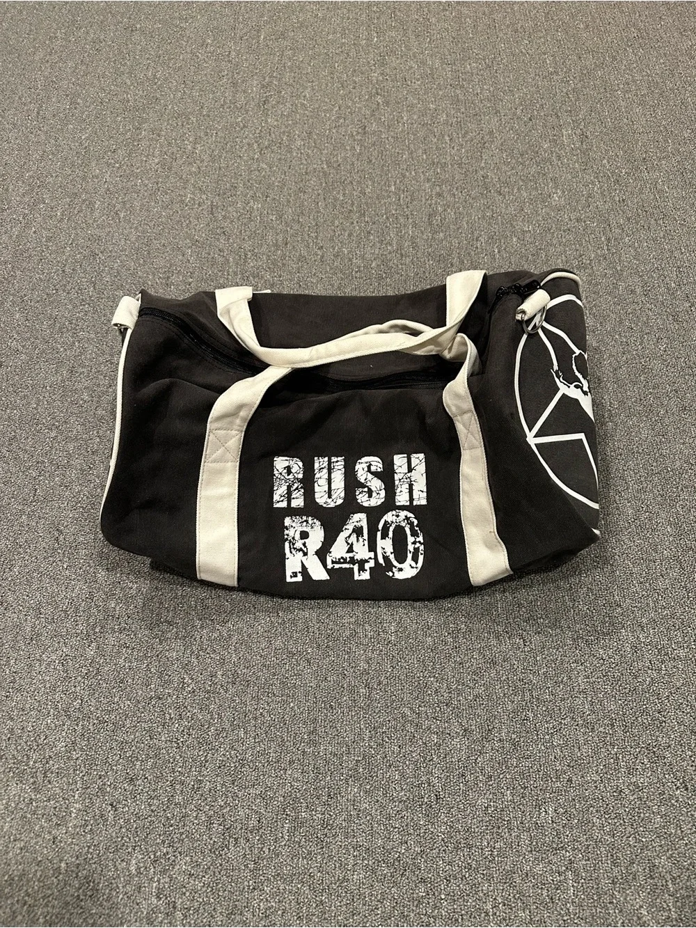 Rush R40 Black and White Duffel Bag - Collectible (New condition)